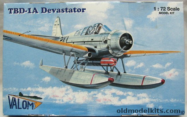 Valom 1/72 TBD-1A Devastator Land or Floatplane - VT-8 USS Hornet Ens. George Gay's Aircraft Battle of Midway / First Production TBD-1 With EDO Floats NAF Guild Island RI - (TBD), 72017 plastic model kit